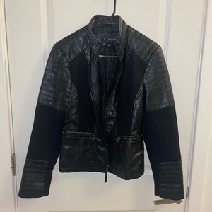Giacca Black Leather Jacket